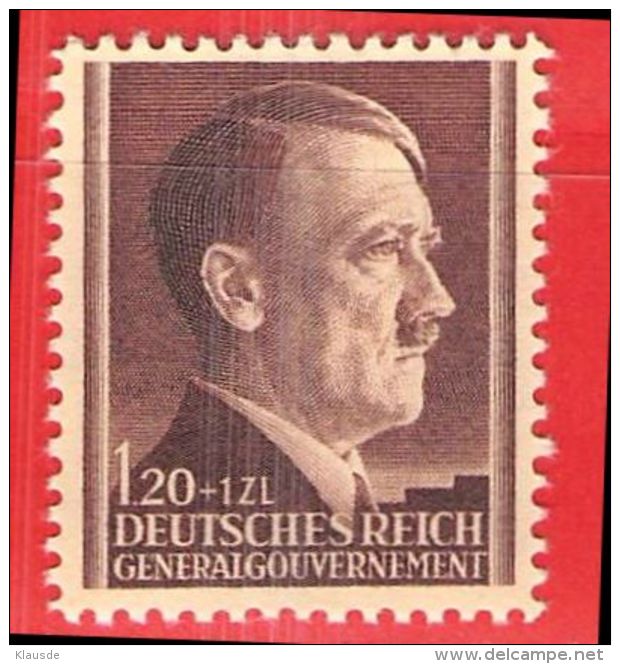 MiNr.91 Xx Deutschland Besetzungsausgaben II. Weltkrieg Generalgouvernement - Bezetting 1938-45