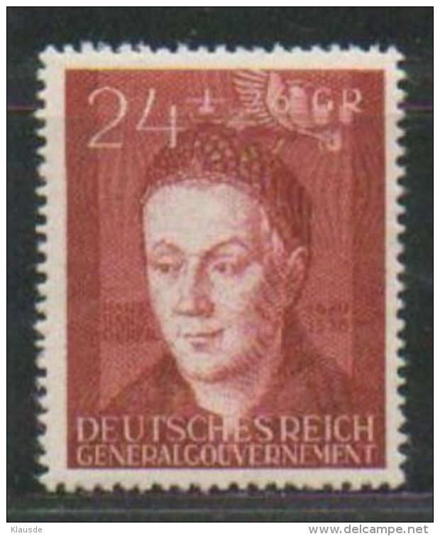 MiNr.97 Xx Deutschland Besetzungsausgaben II. Weltkrieg Generalgouvernement - Bezetting 1938-45