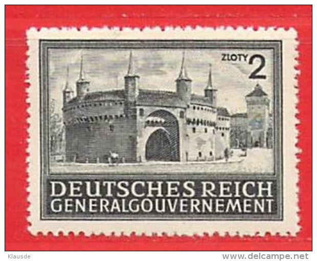 MiNr.113 Xx Deutschland Besetzungsausgaben II. Weltkrieg Generalgouvernement - Generalregierung