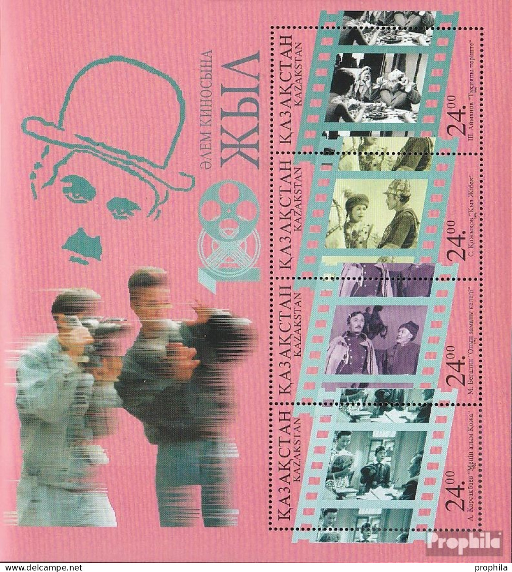 Kasachstan Block8 (kompl.Ausg.) Postfrisch 1996 100 Jahre Kino - Kasachstan