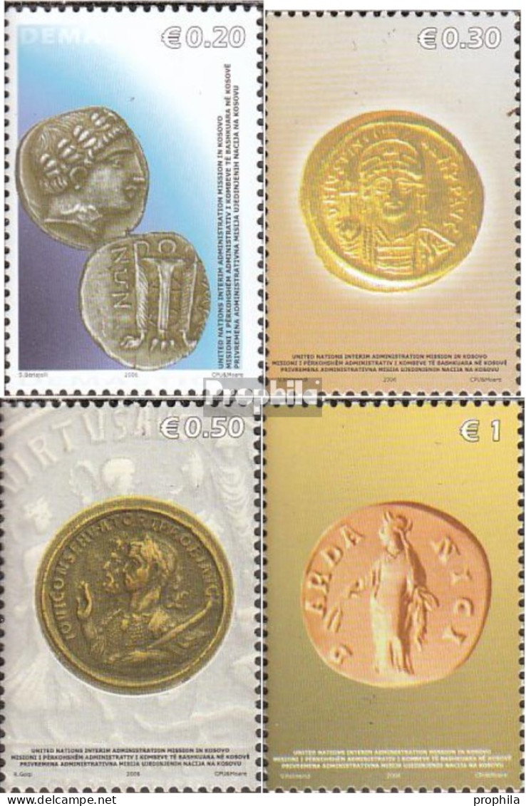 Kosovo 59-62 (kompl.Ausg.) Postfrisch 2006 Historische Münzen - Ongebruikt