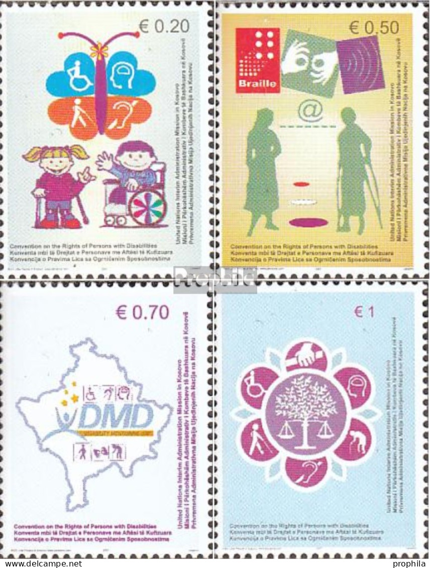 Kosovo 64-67 (kompl.Ausg.) Postfrisch 2007 Rechte Behinderter Menschen - Unused Stamps