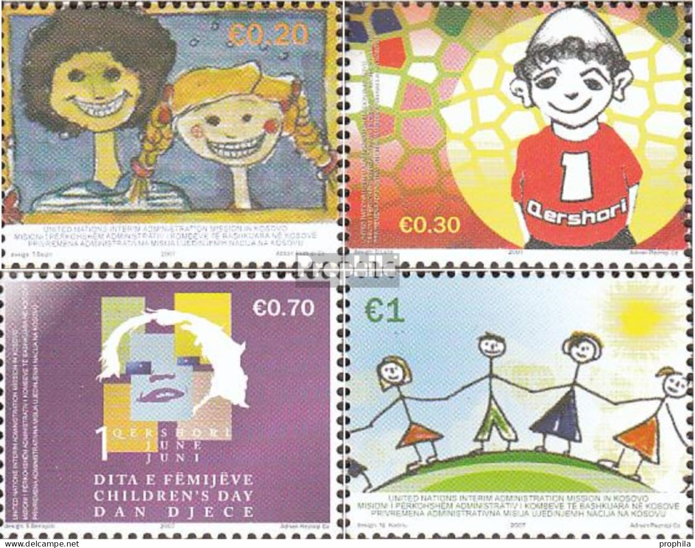 Kosovo 70-73 (kompl.Ausg.) Postfrisch 2007 Tag Des Kindes - Unused Stamps