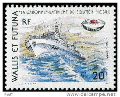 Wallis Et Futuna 1992 - Bateau La Garonne - 1v Neufs // Mnh - Neufs