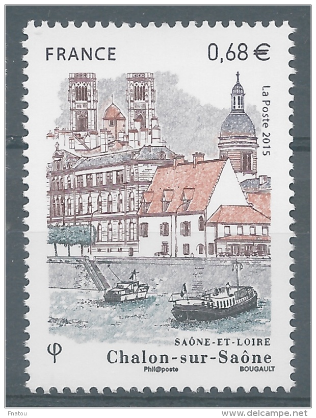 France, Chalon-sur-Saône, Burgundy, 2015, MNH VF - Nuovi