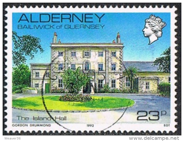 Alderney SG A12c 1992 Definitive 23p Good/fine Used - Alderney