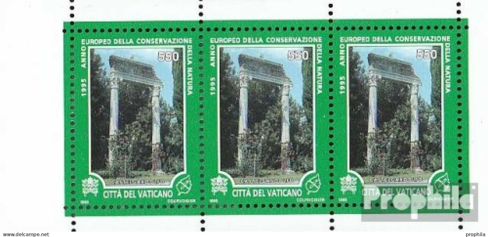 Vatikanstadt Hbl11 Postfrisch 1995 Europäisches Naturschutzjahr - Carnets