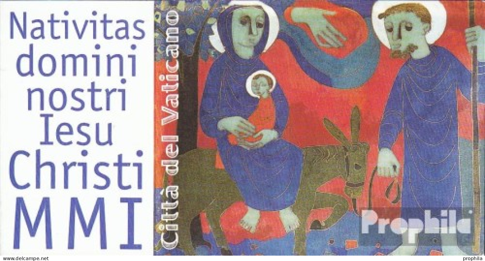 Vatikanstadt MH0-9 (kompl.Ausg.) Postfrisch 2001 Weihnachten - Libretti