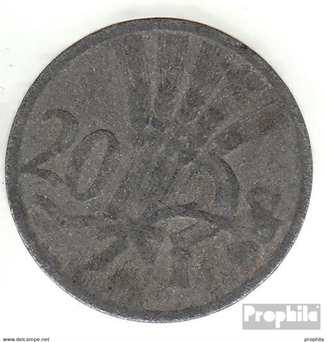 Böhmen Und Mähren Jägernr: 621 1941 Sehr Schön Zink Sehr Schön 1941 20 Heller Wappenlöwe - Military Coin Minting - WWII