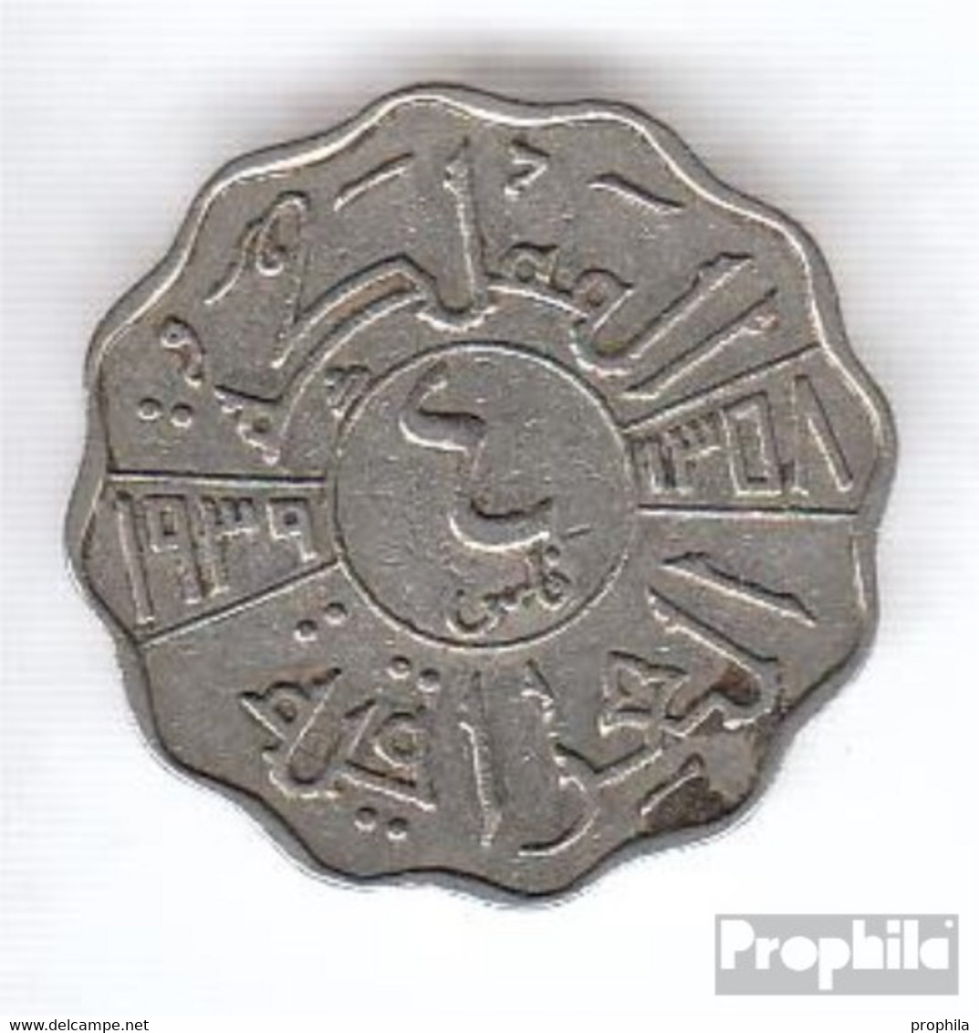 Irak 105 1938 Sehr Schön Nickel Sehr Schön 1938 4 Fils Ghazi I. - Irak