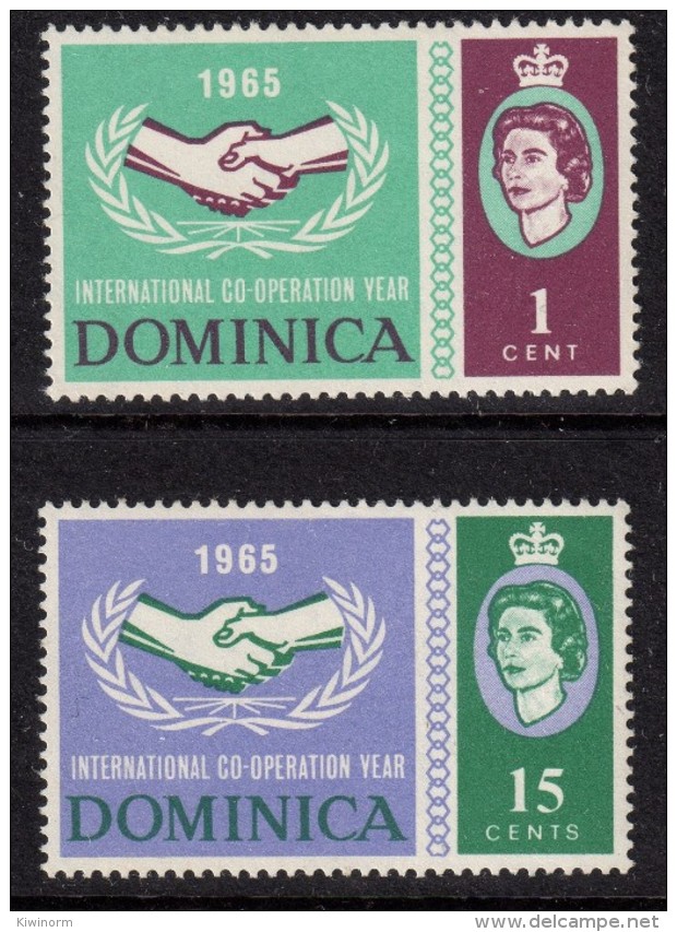 DOMINICA 1965 International Co-operation Year I C Y Omnibus Set- Mint Never Hinged MNH **- 7B1421 - Dominique (...-1978)