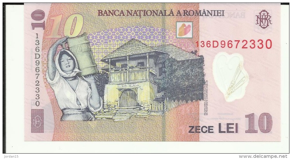 Romania 10 Lei 2013 (2008) P119 Unc - Romania