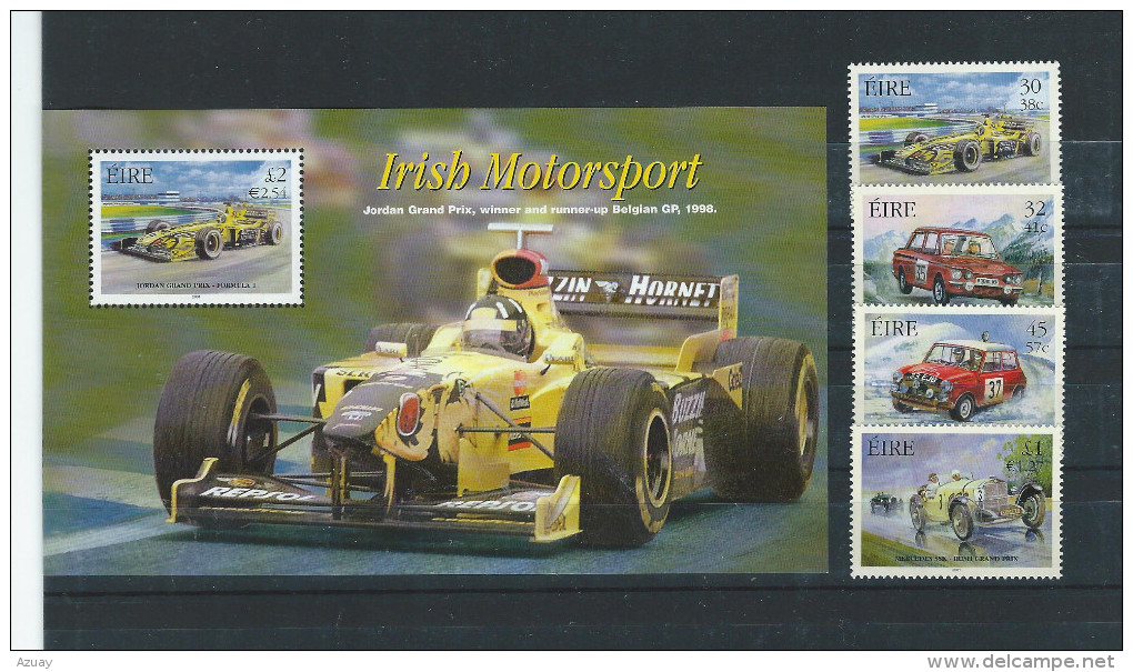 IE - IRLAND - MOTORSPORT 2001 - ** - POSTFRISCH - MNH - CARS-AUTOS - Neufs