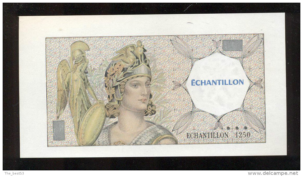 Echantillon Banque De France  -  N° 1250  -  Grande Marge  -  17.2 X 9.3 Cm - Sonstige & Ohne Zuordnung