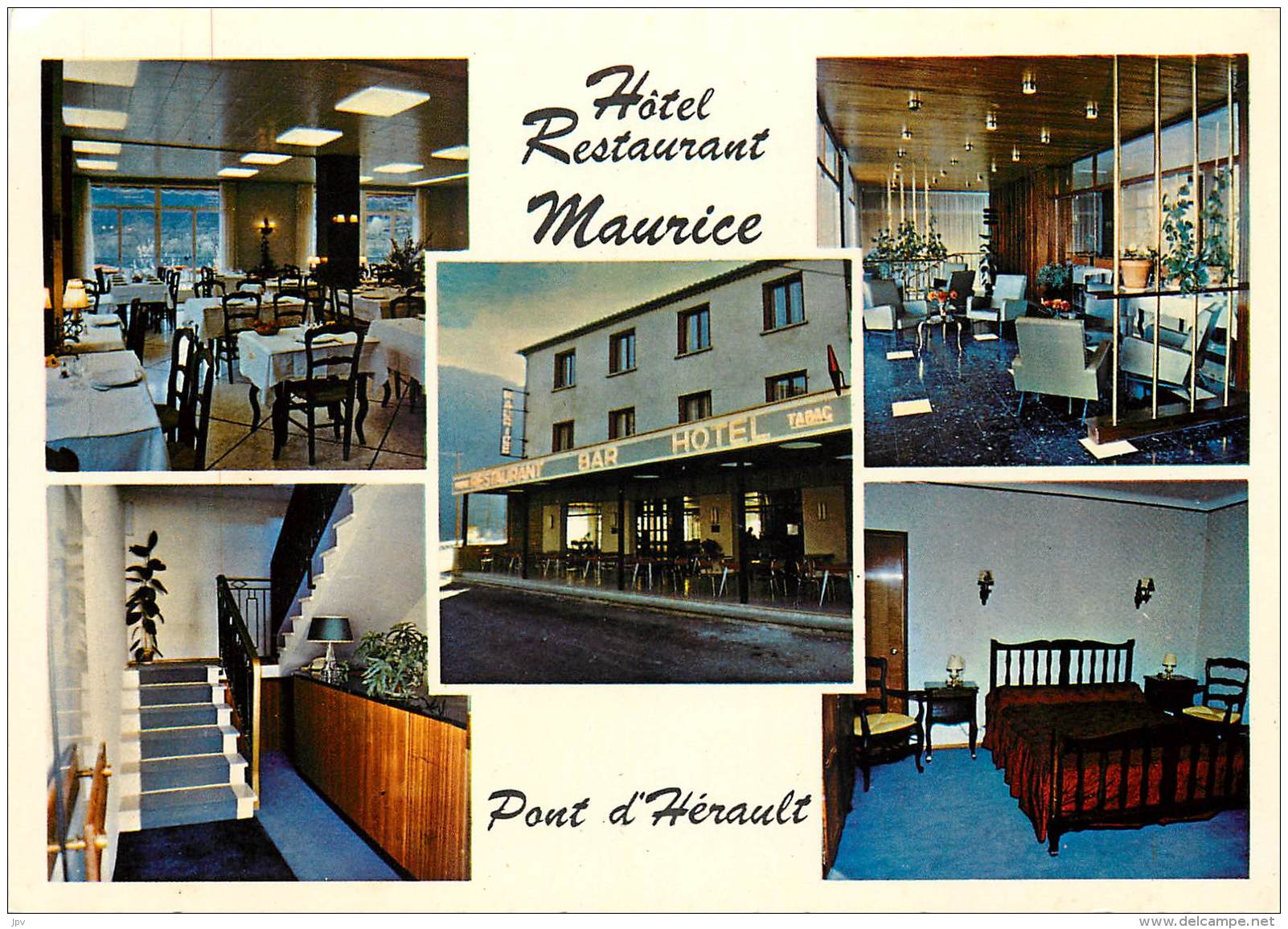 PONT D'HERAULT . HOTEL RESTAURANT BAR MAURICE . - Autres & Non Classés