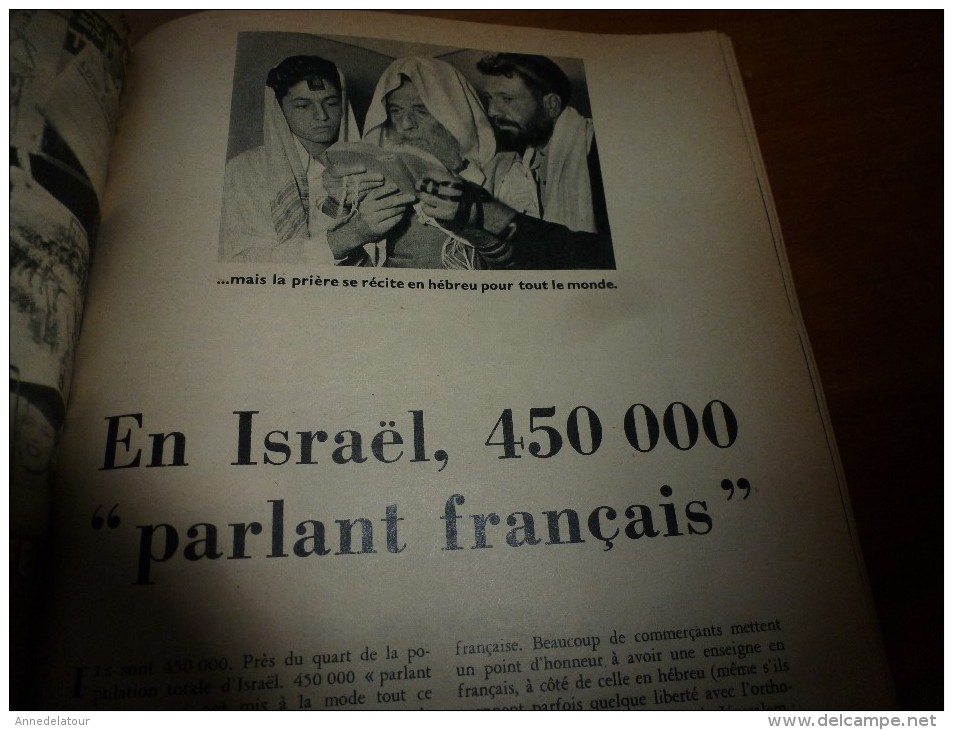 1957 SCIENCE et VIE n° 481 :Titres du contenu ,suivant  SOMMAIRE en 2e photo : Maigrir ?;Cocaïne,plastique;Israël, etc