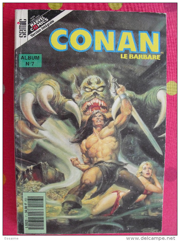 Album Conan N° 7 De 1992. Semic Marvel Comics.contient Les N° 19,20,21 - Conan