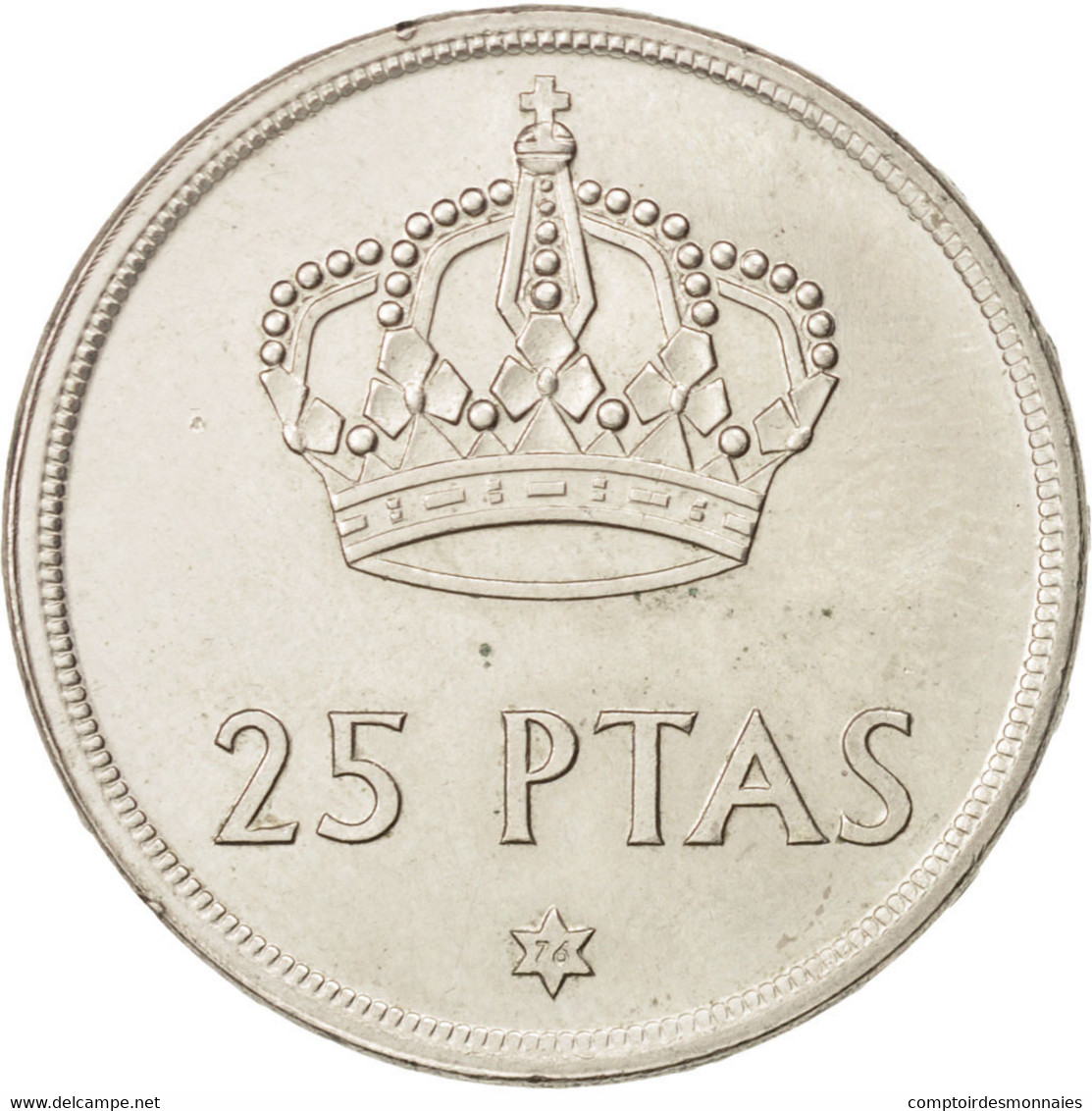 Monnaie, Espagne, Juan Carlos I, 25 Pesetas, 1975, TTB+, Copper-nickel, KM:808 - 25 Pesetas