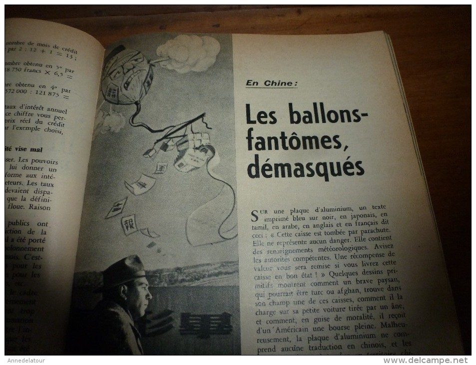 1957 SCIENCE Et VIE N° 479 :Titre Suivant  SOMMAIRE En 2e Photo : Cachalots;La Durance;Vinci;Prof Boumerang; Etc - Ciencia