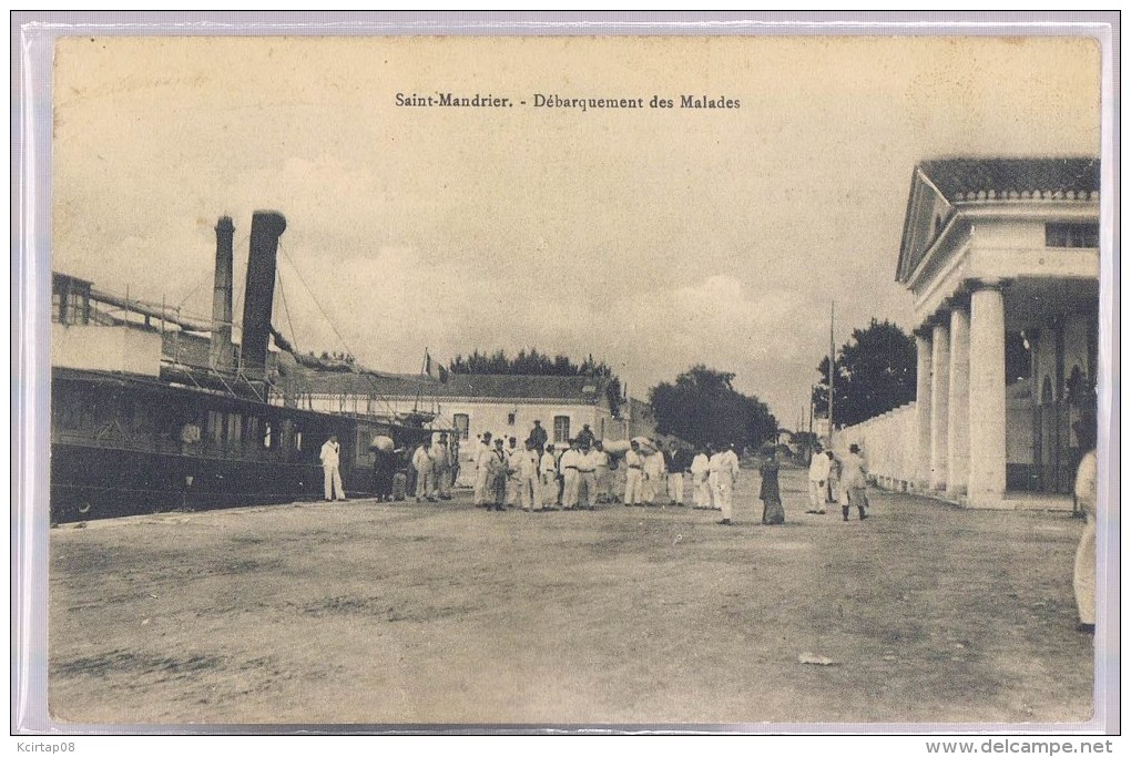 SAINT - MANDRIER . Débarquement Des Malades . - Saint-Mandrier-sur-Mer