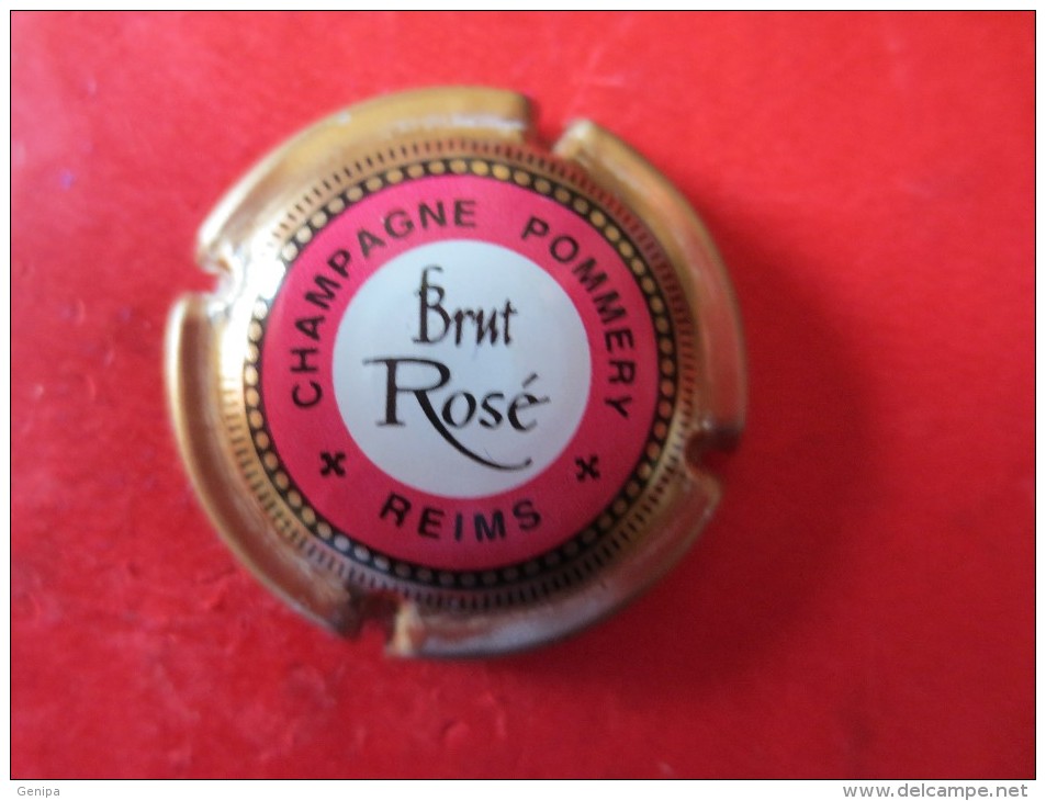 POMMERY. Brut Rosé. Rose. Lettres Noires - Pomméry