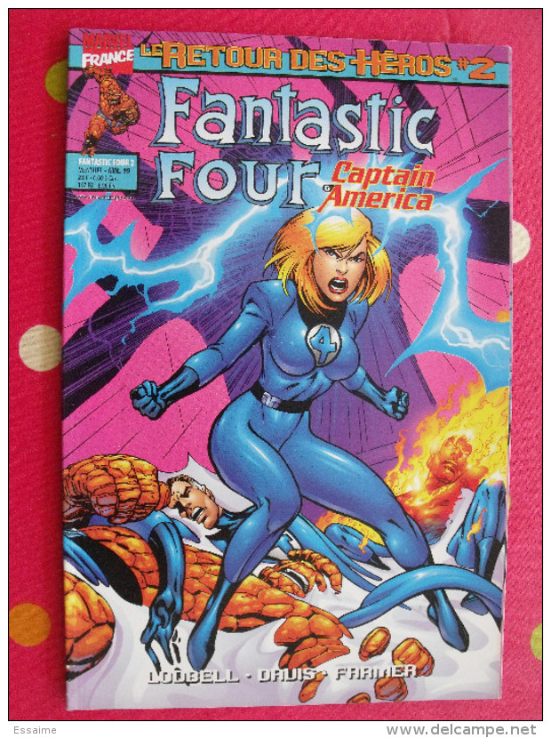 Fantastic Four Captain America N° 2 De 1999. Marvel France - Fantastic 9