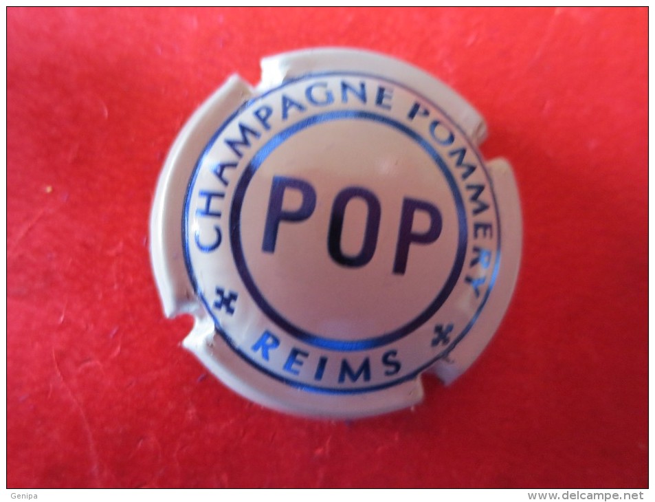 POMMERY. POP . Quart Blanc Et Bleu - Pomméry