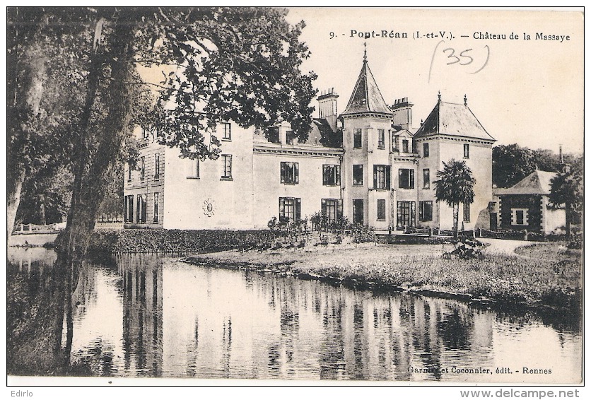 -35-* PONT REAU  Château De La  Massaye Neuve Excellent état - Other & Unclassified