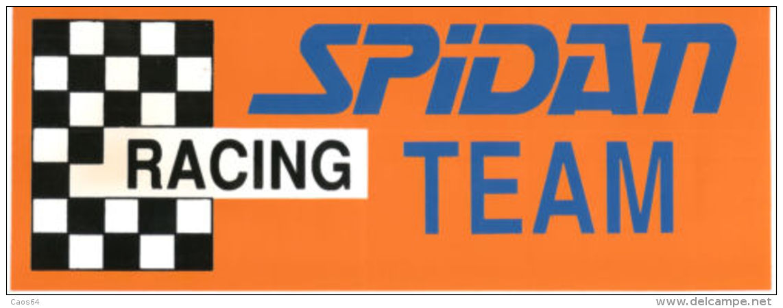 ADESIVO SPIDAN RACING TEAM STICKER 28X11 CM - Altri & Non Classificati