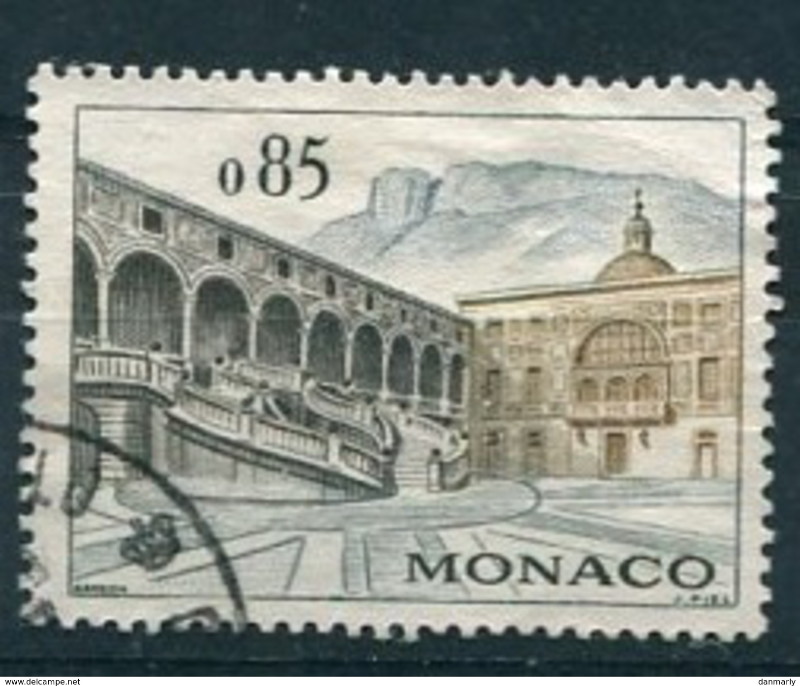 MONACO : Y&T (o)  N°  549 " Cour D'honneur Du Palais Princier" - Usados