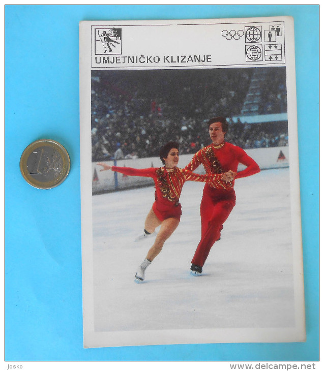 IRINA RODNINA & ALEXANDER ZAITSEV Russia - Figure Skating (Yugoslav Card Svijet Sporta) Patinage Artistique Eiskunstlauf - Other & Unclassified