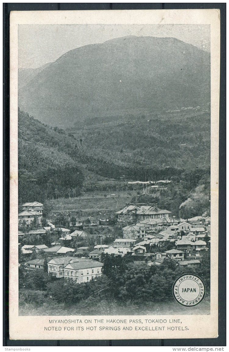 Japan Miyanoshita Hakone Pass Tokaido Imperial Japanese Guvernment Railways I.J.G.R. Postcard No 1905 - Other & Unclassified