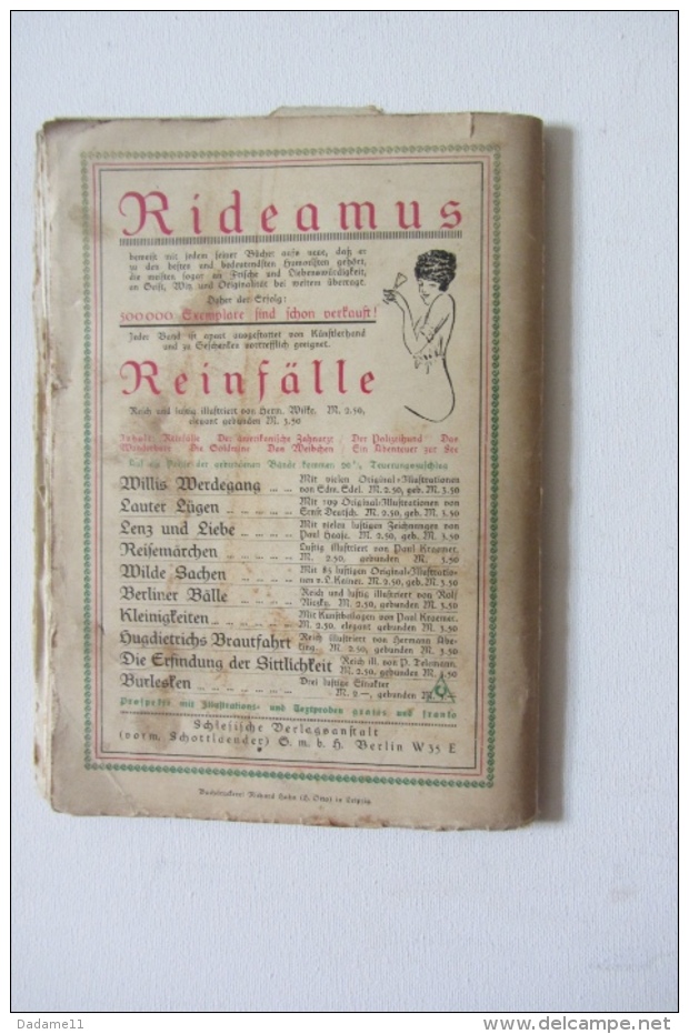 Rideamus Willis Werdegang illustré 104 pages