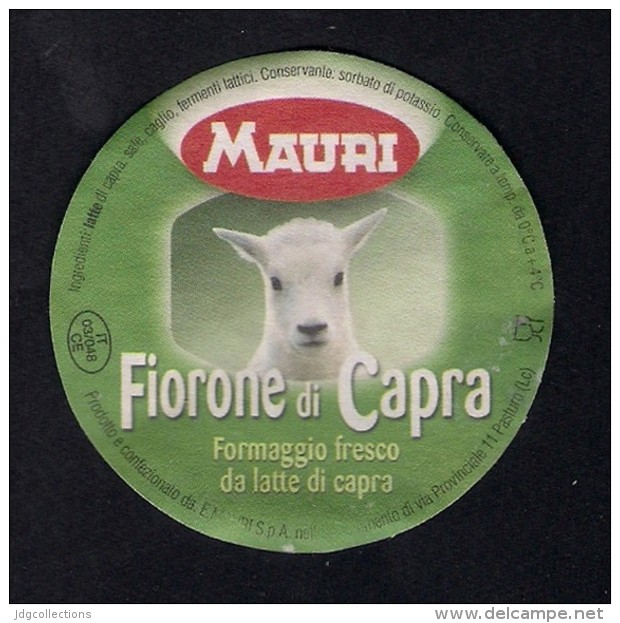 # FORMAGGIO FIORONE DI CAPRA MAURI Italy Tag Balise Etiqueta Anhänger Cartellino Fromage Cheese Käse - Fruits & Vegetables