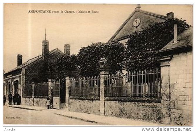 CPA Amifontaine - Avant La Guerre - Mairie Et Poste (280141) - Other & Unclassified