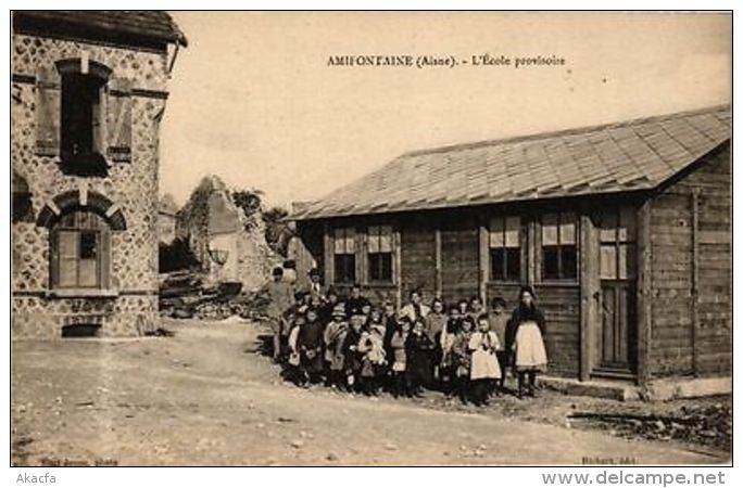 CPA Amifontaine - L'École Provisoire (280143) - Altri & Non Classificati