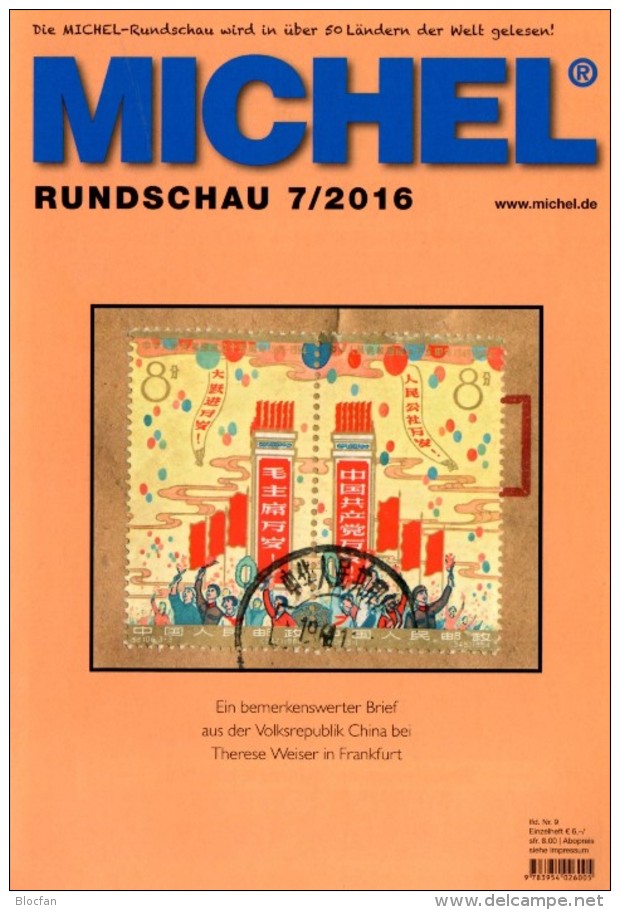 MICHEL Briefmarken Rundschau 7/2016 Neu 6€ New Stamps Of The World Catalogue/magacine Of Germany  ISBN 978-3-95402-600-5 - Grande-Bretagne