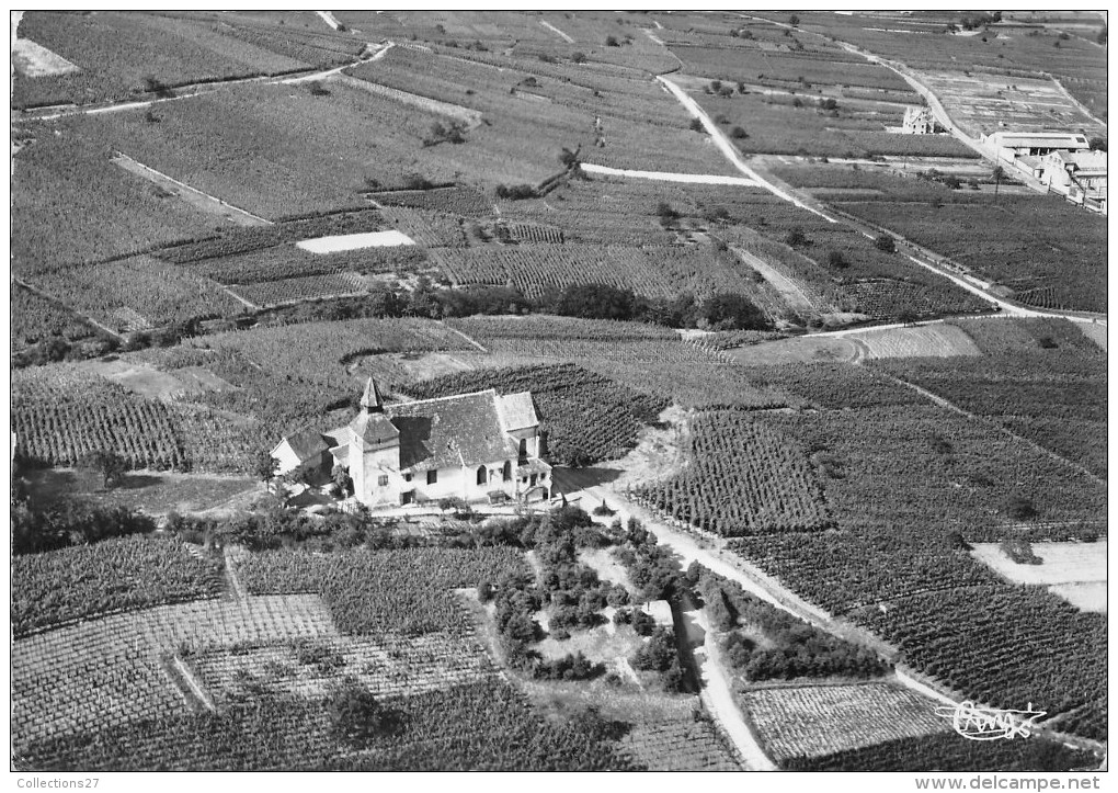 67-DAMBACH-LA-VILLE- VUE AERIENNE DE LA CHAPELLE ST SEBASTIEN - Dambach-la-ville