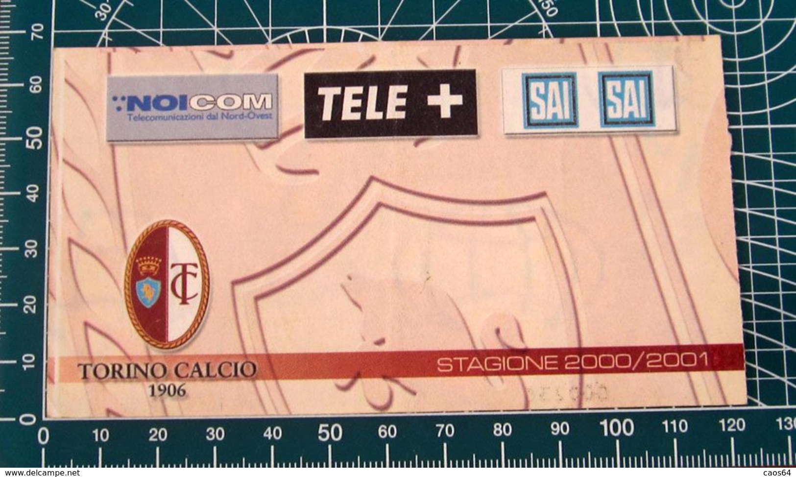 Calcio Ticket BIGLIETTO TORINO - PIACENZA MARATONA 2000/2001 - Tickets D'entrée