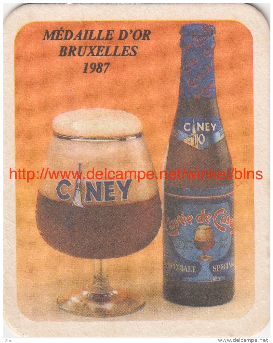 Ciney Médaille D'Or Bruxelles 1987 - Sous-bocks