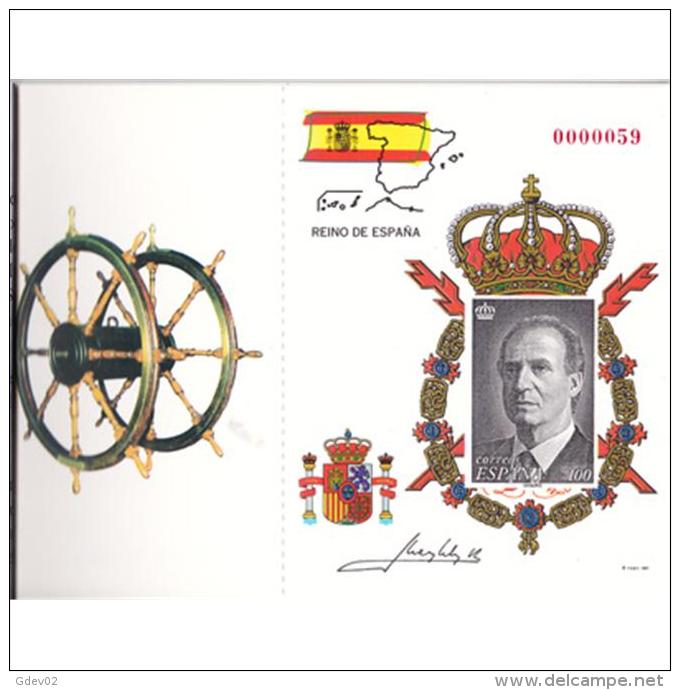 ESPO64ANR-AL3629THC.Espagne .Spain.CARNET DEL REY D. JUAN CARLOS L.1998.(Ed  PO 64A/6D-NR).Sin Charnela.. RARO - Commemorative Panes