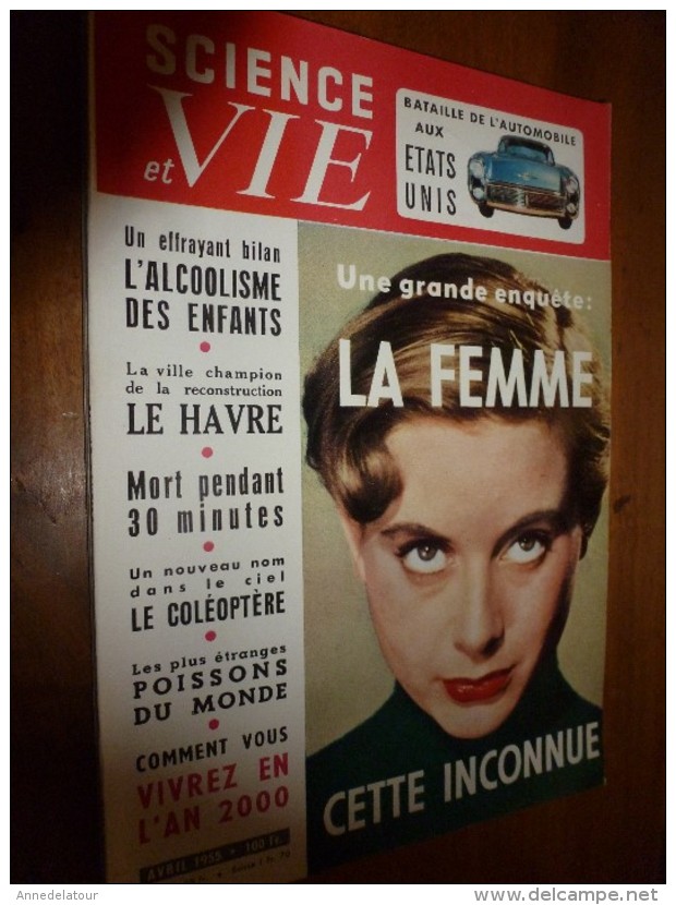 1955 SCIENCE Et VIE N° 451: SOMMAIRE En  2e Photo :Danses De Candy; Maison-Hélice ; Le Havre...etc - Science