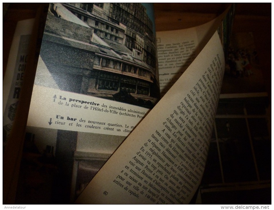 1955 SCIENCE et VIE n° 451: SOMMAIRE en  2e photo :Danses de Candy; Maison-Hélice ; Le Havre...etc