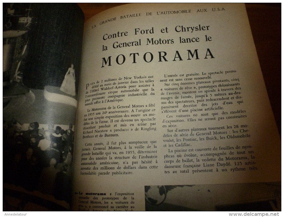 1955 SCIENCE et VIE n° 451: SOMMAIRE en  2e photo :Danses de Candy; Maison-Hélice ; Le Havre...etc