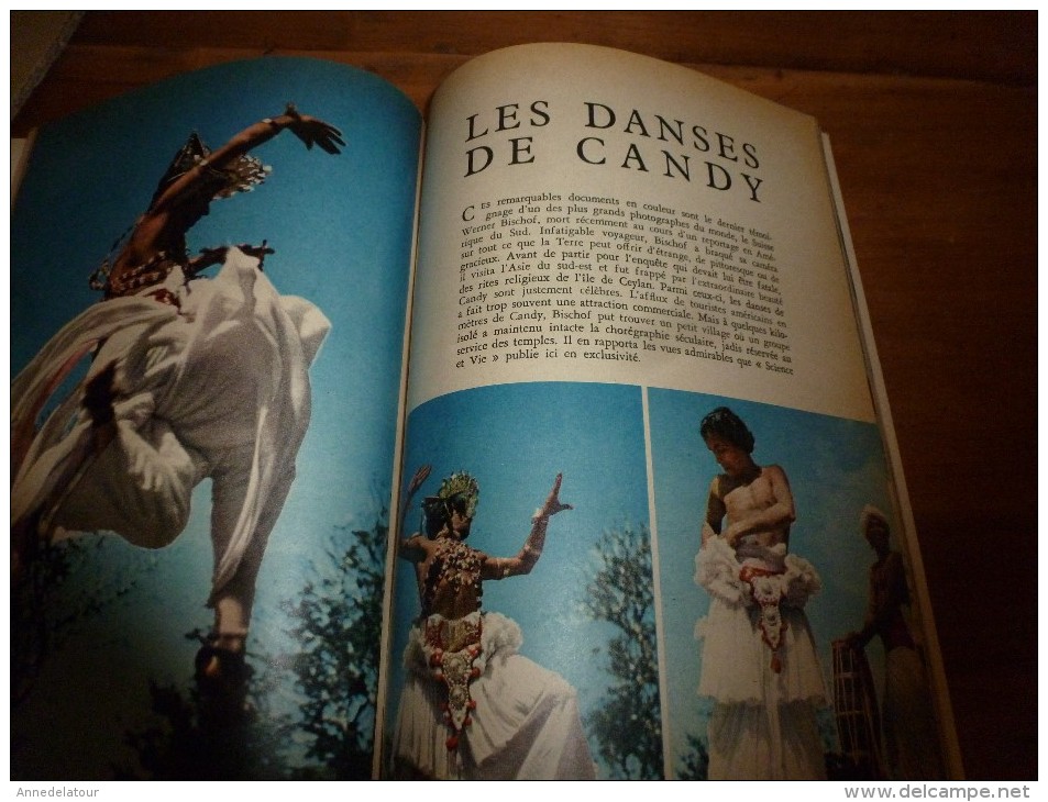 1955 SCIENCE et VIE n° 451: SOMMAIRE en  2e photo :Danses de Candy; Maison-Hélice ; Le Havre...etc