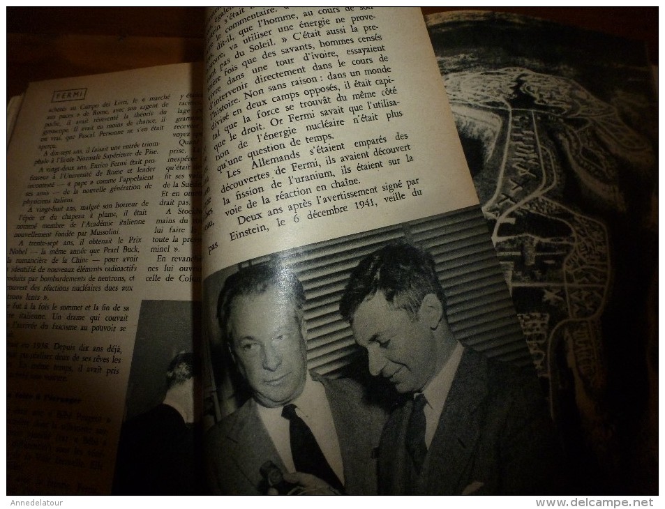 1955 SCIENCE et VIE n° 449: SOMMAIRE en  2e photo :Le BREGUET 449; Pétrole des Landes; Enrico Fermi...etc