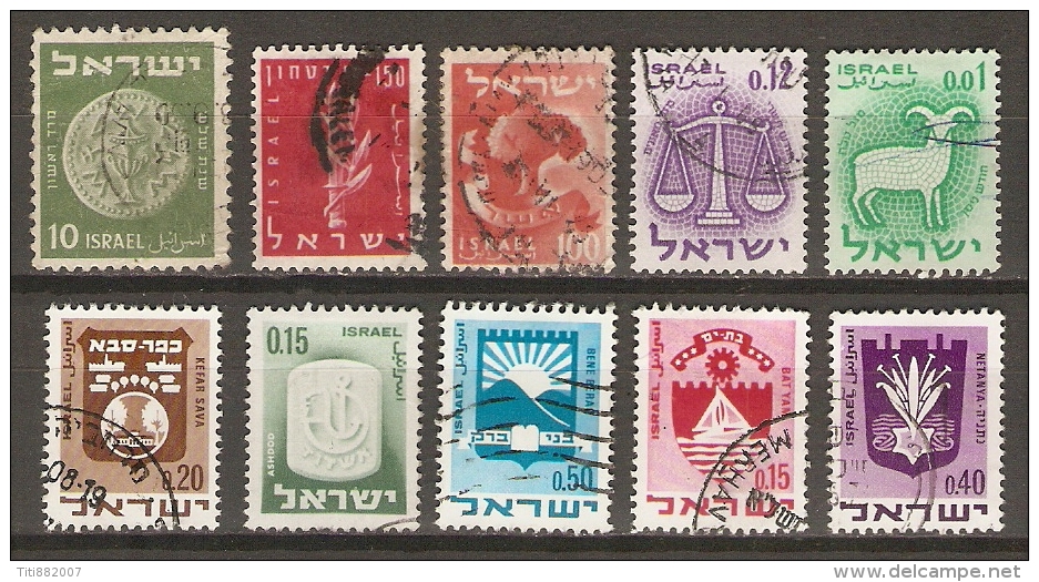 ISRAEL   -   Petit Lot D´ Oblitérés. - Collections, Lots & Séries