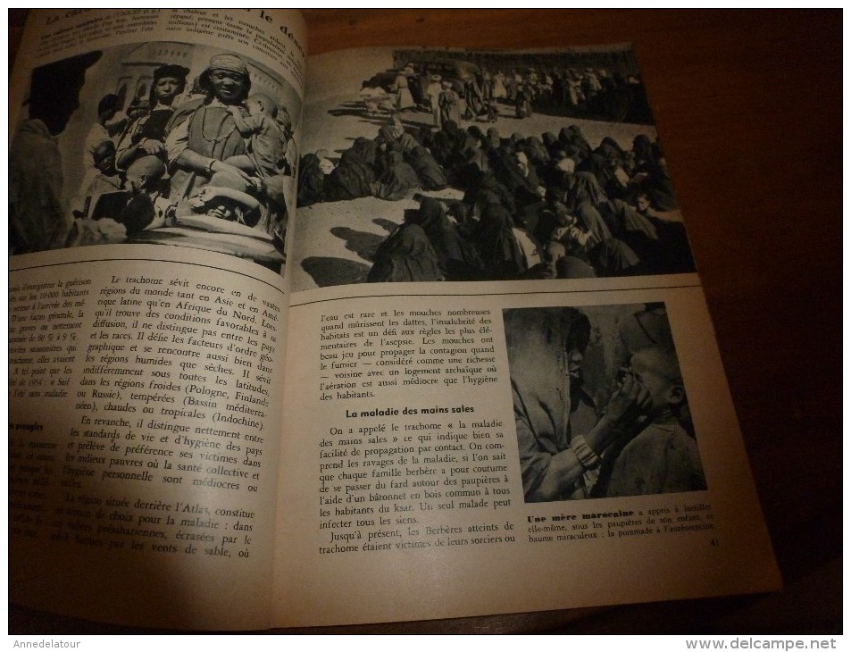 1956 SCIENCE Et VIE N° 462: SOMMAIRE En  2e Photo :Lyon;Haras Du Pin; MEXIQUE; Diesel à Eau; Maroc...etc - Science