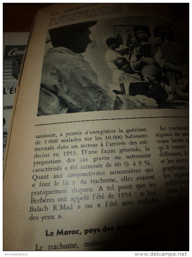 1956 SCIENCE et VIE n° 462: SOMMAIRE en  2e photo :Lyon;Haras du Pin; MEXIQUE; Diesel à Eau; Maroc...etc