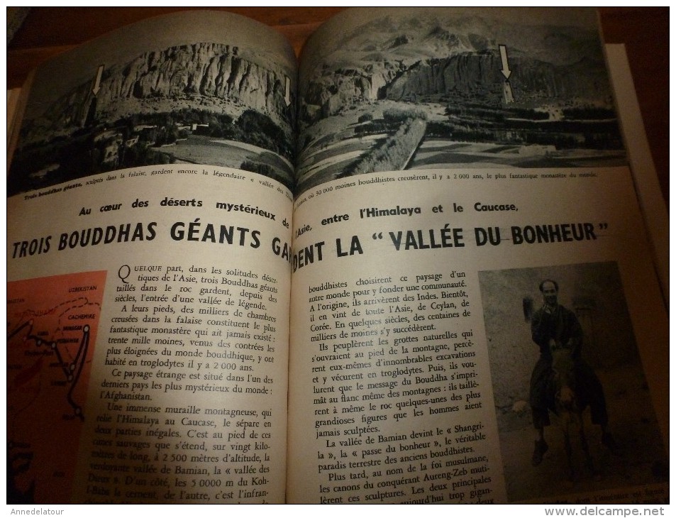 1956 SCIENCE et VIE n° 461: SOMMAIRE en  2e photo :Minou Drouet-secrets;Avion-sousmarin;ANTIPROTON;Bouddhas géants..etc